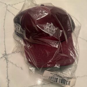 Darc Sport Maroon Wolf Head Trucker Hat